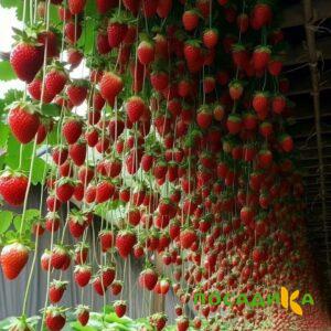 Клубника ампельная Анастасия купить по цене от 370р. в интернет-магазине «Посадика» с доставкой почтой в в Новороссийске и по всей России – [изображение №1].